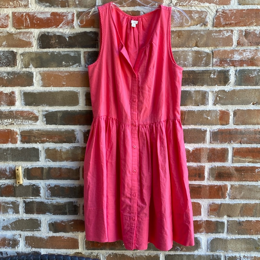 GAP sleeveless shirt dress with flare skirt